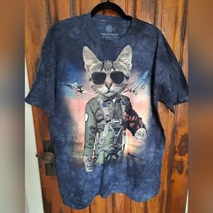 The Mountain Xl Aviator Cat Tshirt